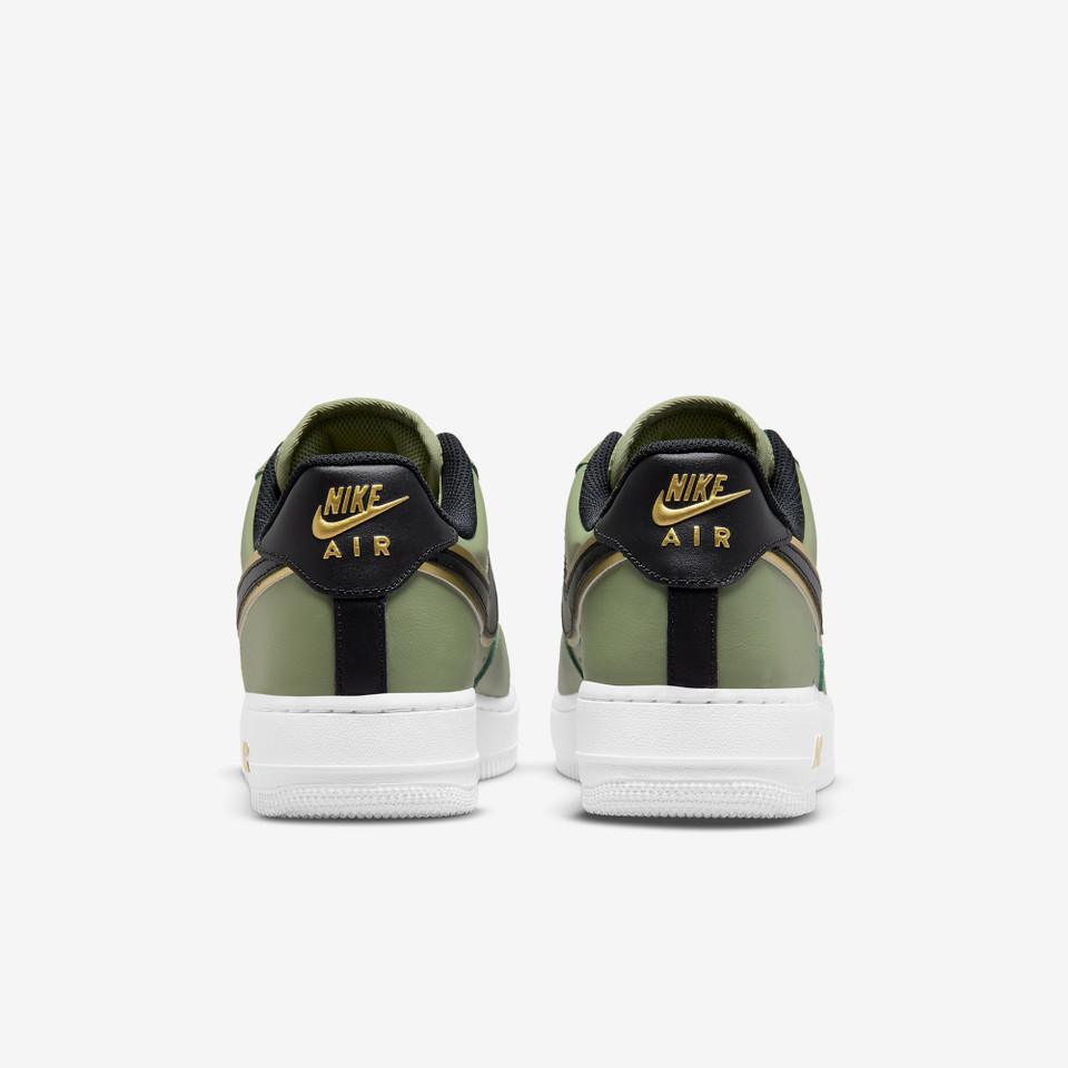 Air force 1 Lv8 Double swoosh Olive metallic gold