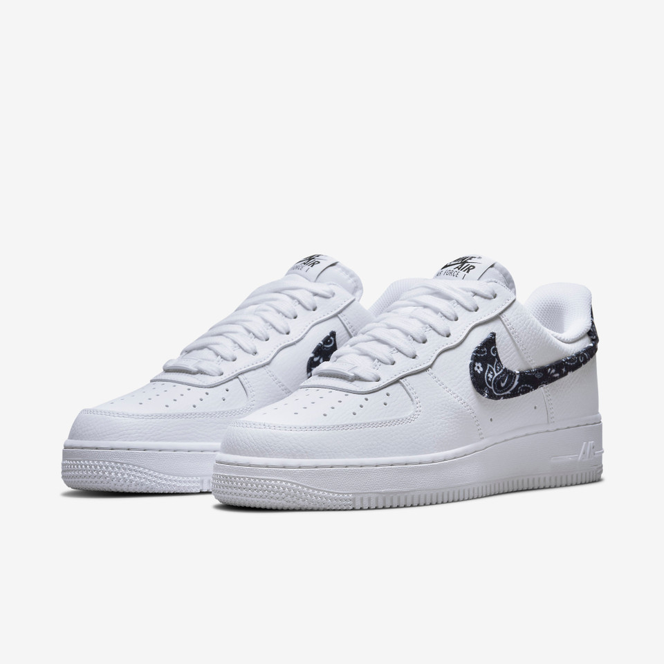 Air force 1 White black Paisley