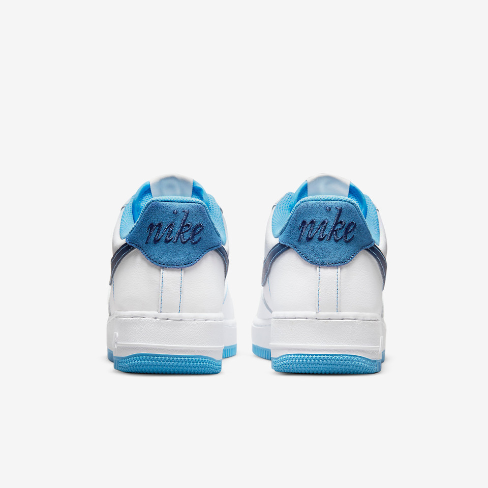 Air force 1 Contrast first use White university blue