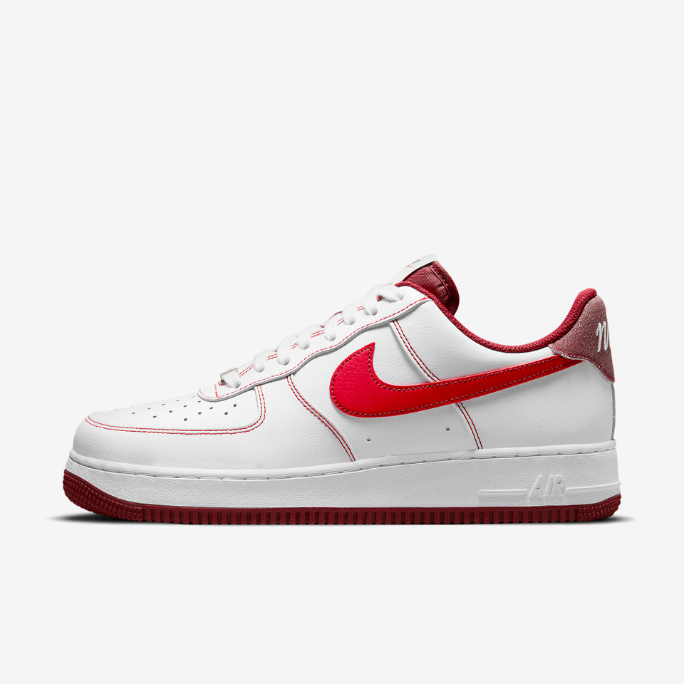 Air force 1 Contrast First use White university red