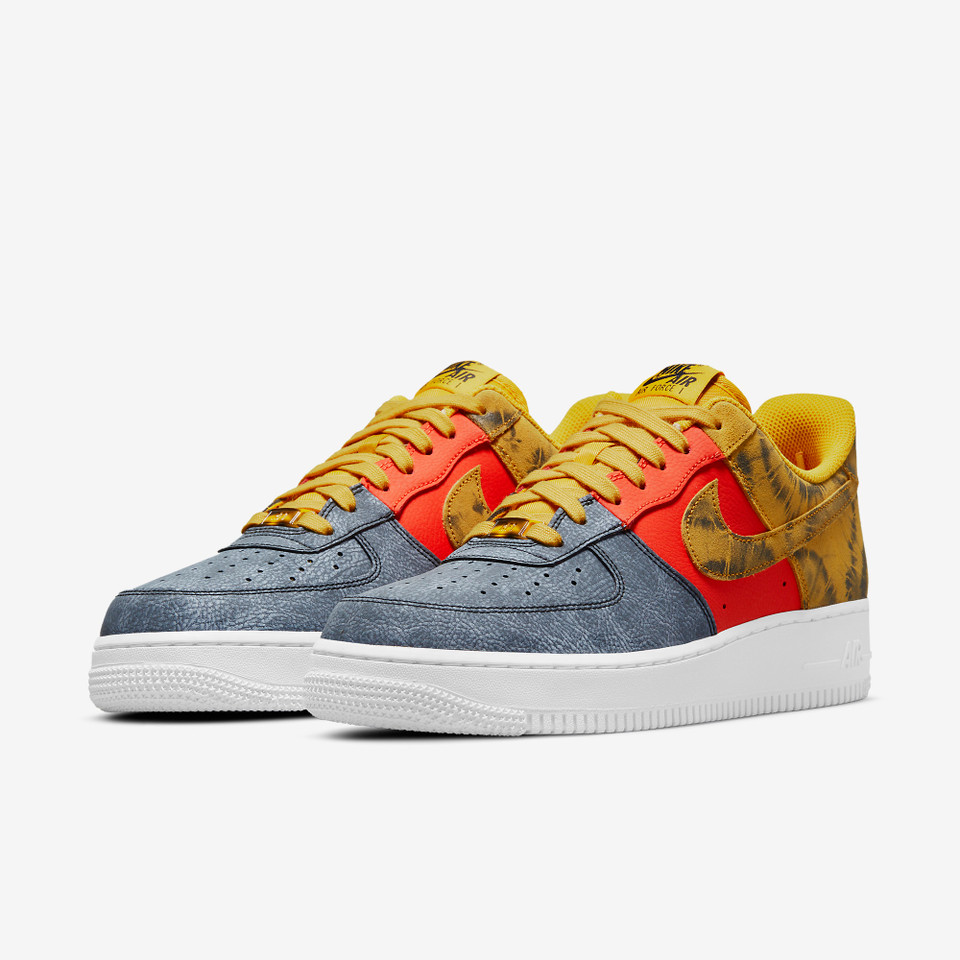 Air force 1 Tie dye Dark sulfur