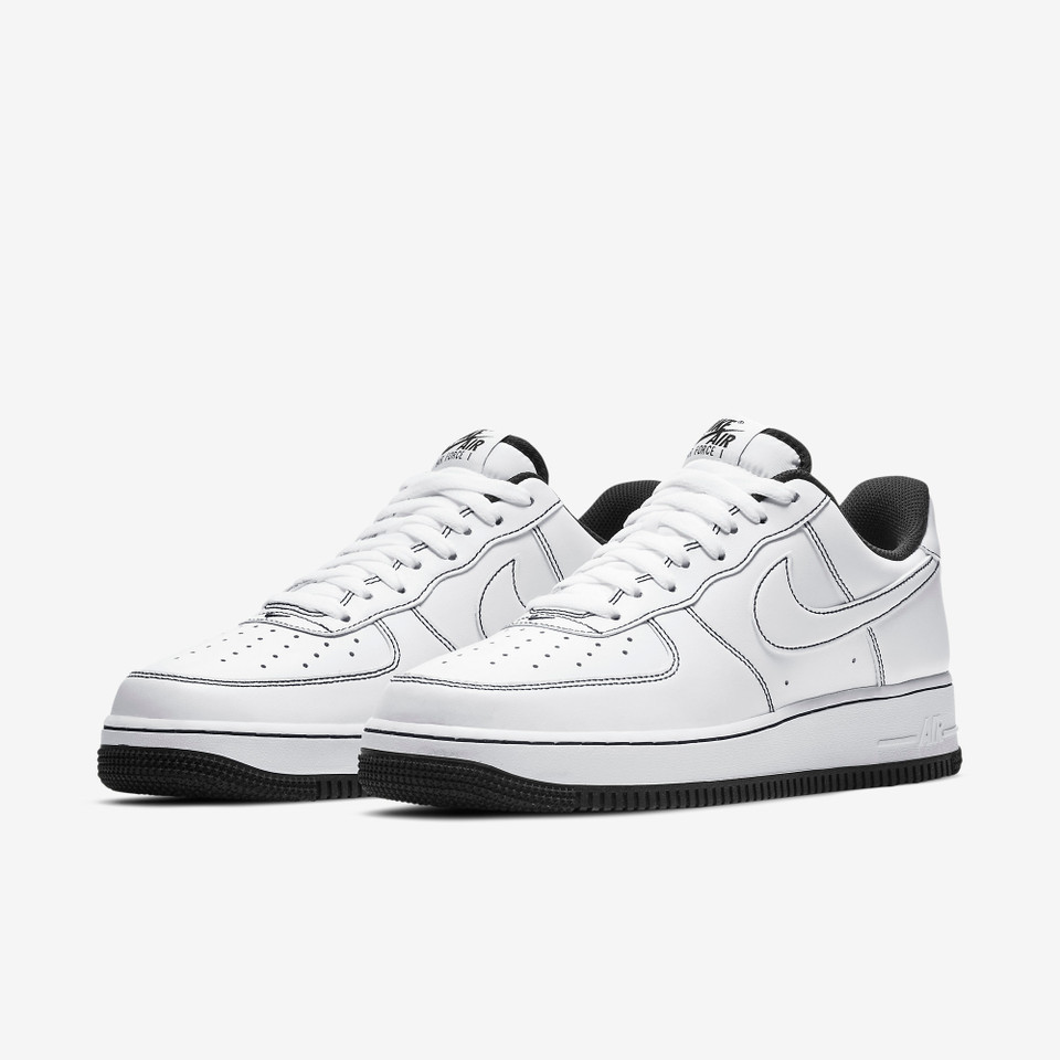 Air force 1 Contrast stitch White black