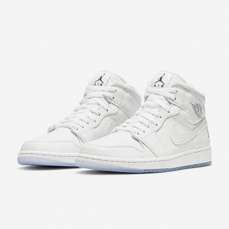 Air jordan 1 Mid Pure white