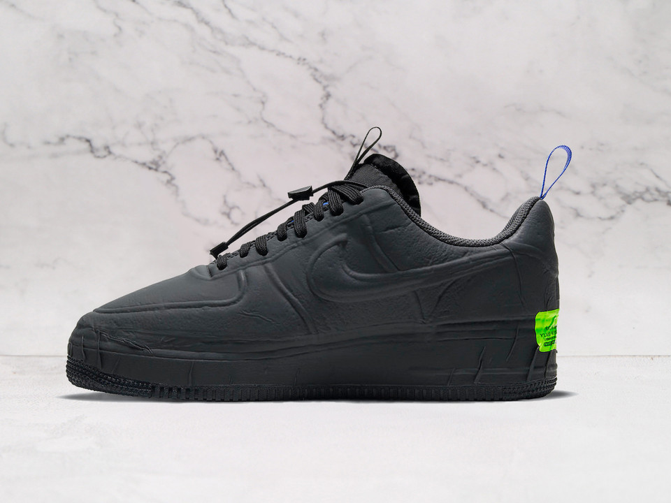 Air Force 1 Experimental Black – Black Sponge Upper with Anthracite Air Force 1 Experimental Black – Black Sponge Upper with Anthracite