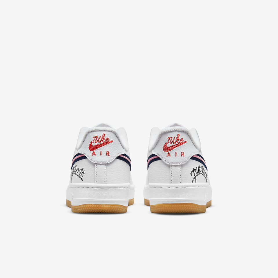 Air force 1 Lv8 Just do it White pink glaze
