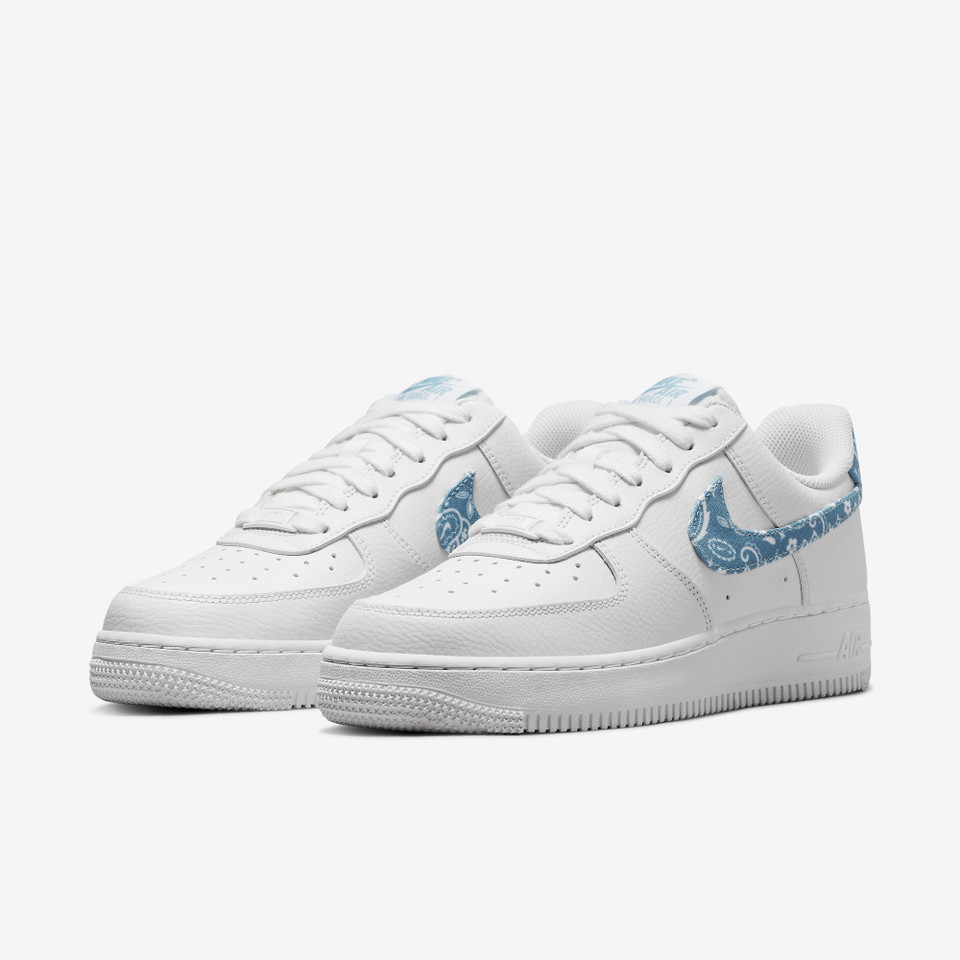 Air force 1 White blue Paisley