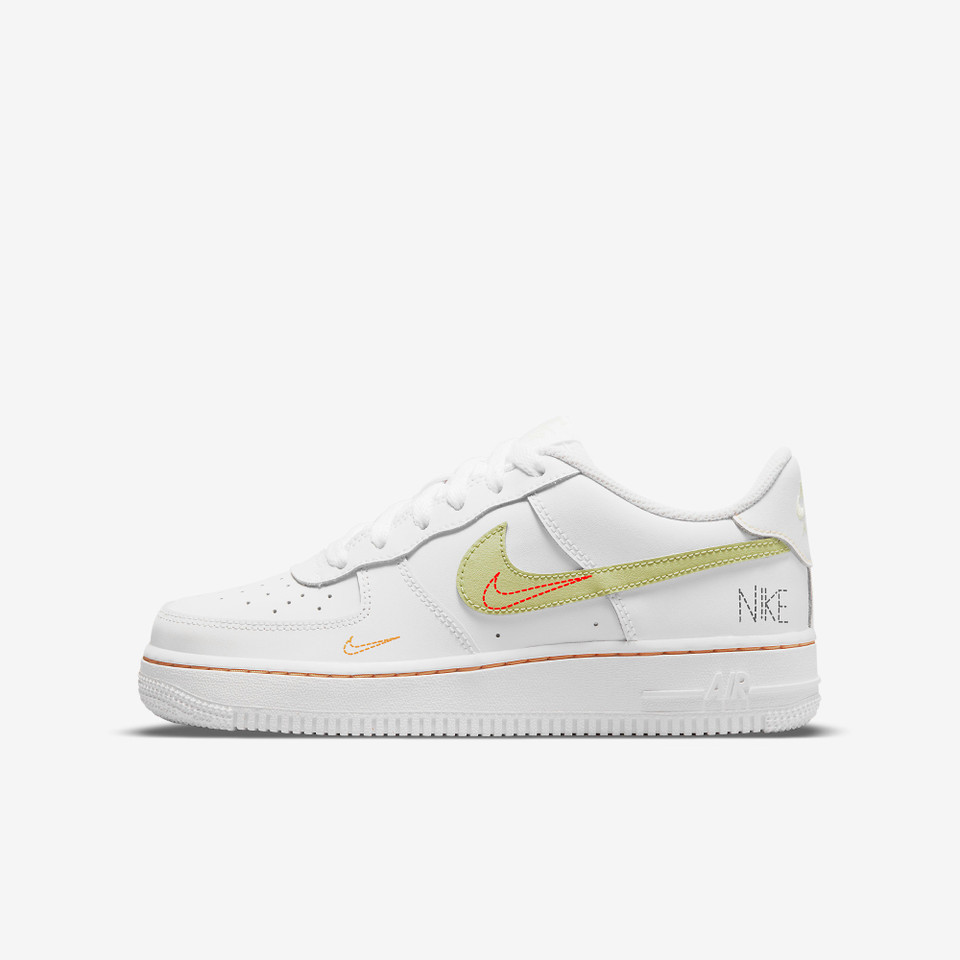 Air force 1 Lv8 White crimson