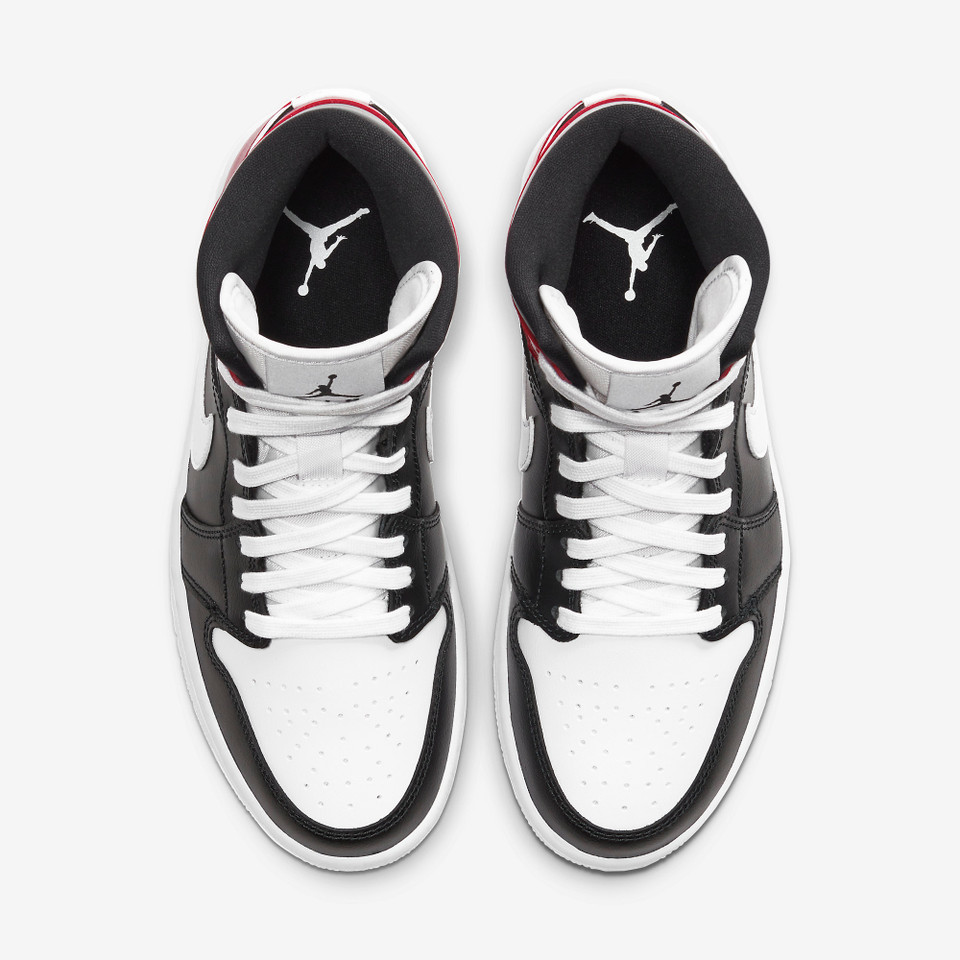 Air jordan 1 Mid Black noble red