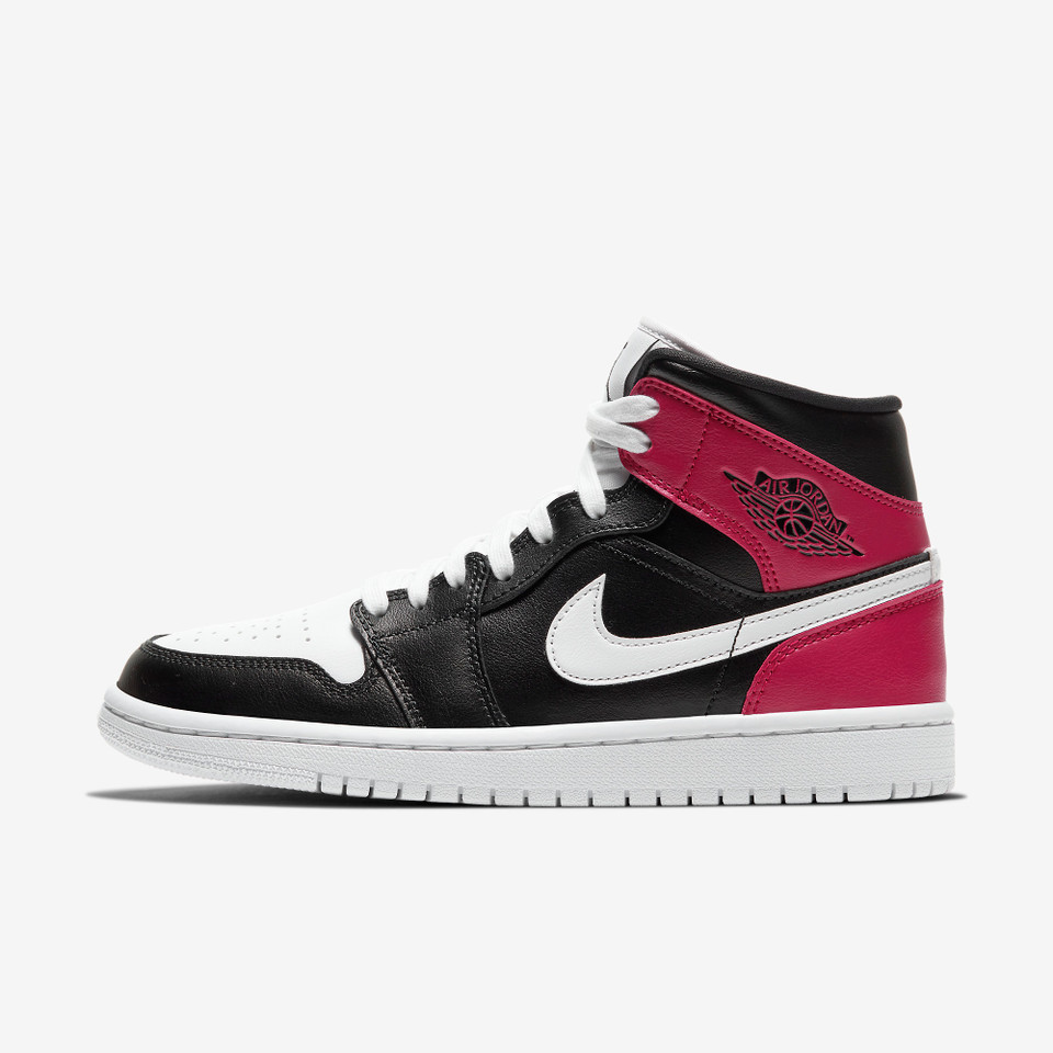 Air jordan 1 Mid Black noble red