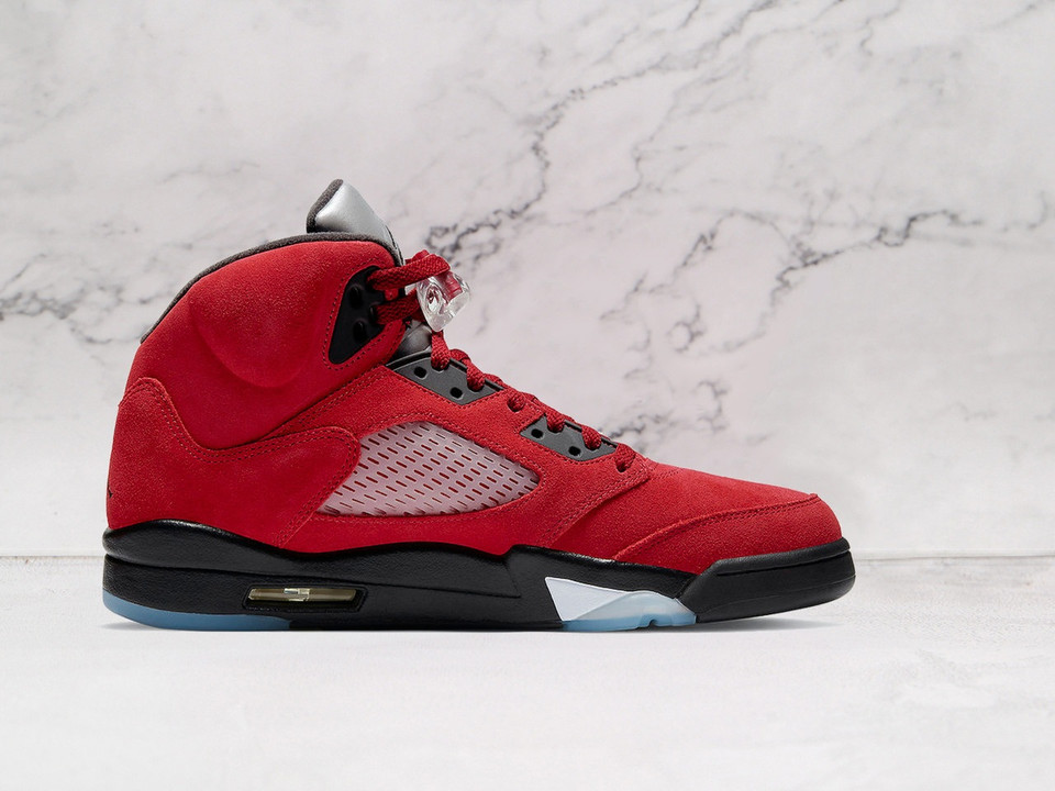 Air Jordan 5 Retro Raging Bull 2021 – Embroidered '23' and Icy Translucent Outsole