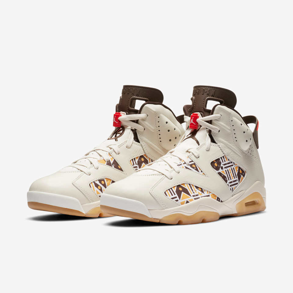 Air Jordan 6 Retro Quai 54 Sail Brown(2020)