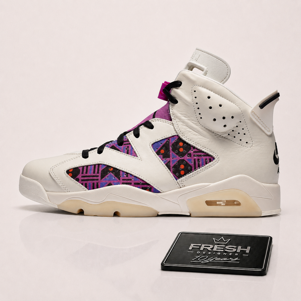 Air Jordan 6 Retro Quai 54 Sail Black(2020)