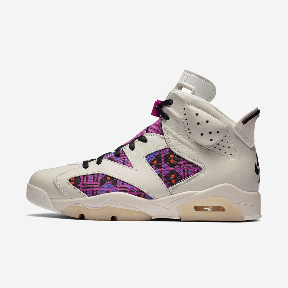 Air Jordan 6 Retro Quai 54 Sail Black(2020)