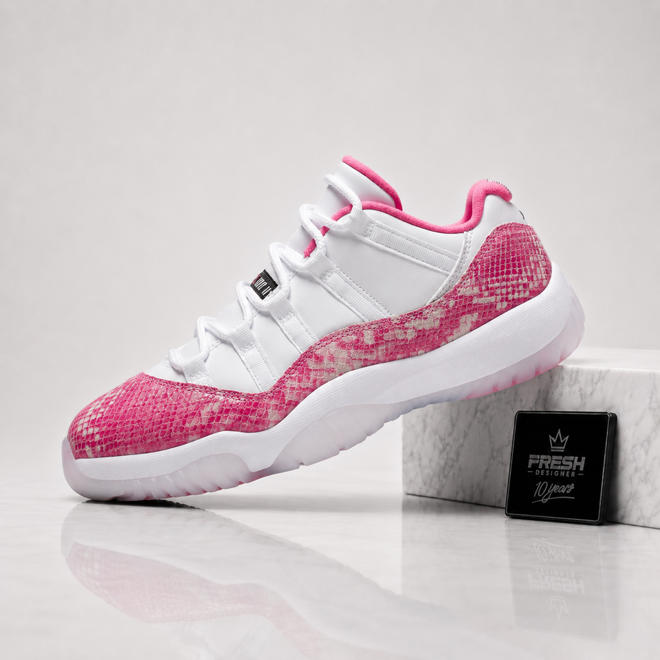 Air Jordan 11 Retro Low Pink Snakeskin