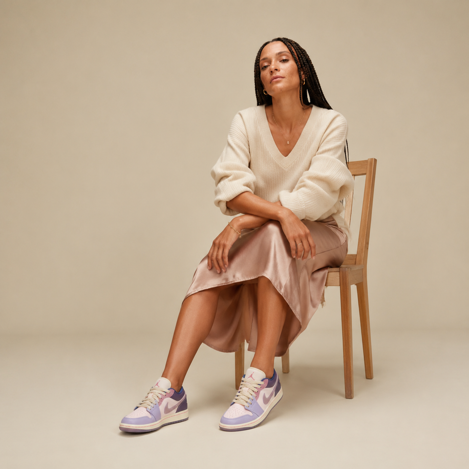 Air Jordan 1 low Pastel purple