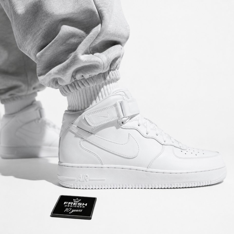 Air force 1 Mid Triple White