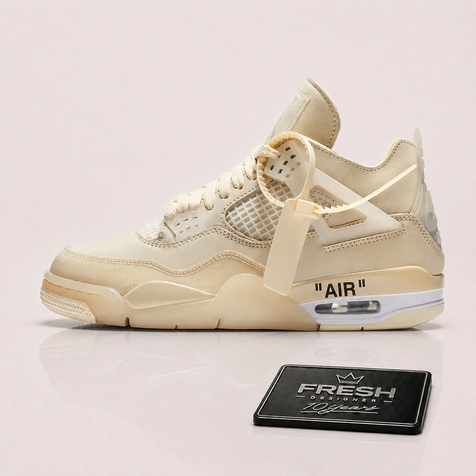 Off-White x Air Jordan 4 Sail