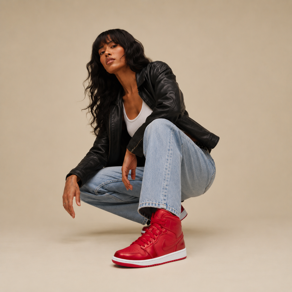 Air Jordan 1 Mid SE Pomegranate