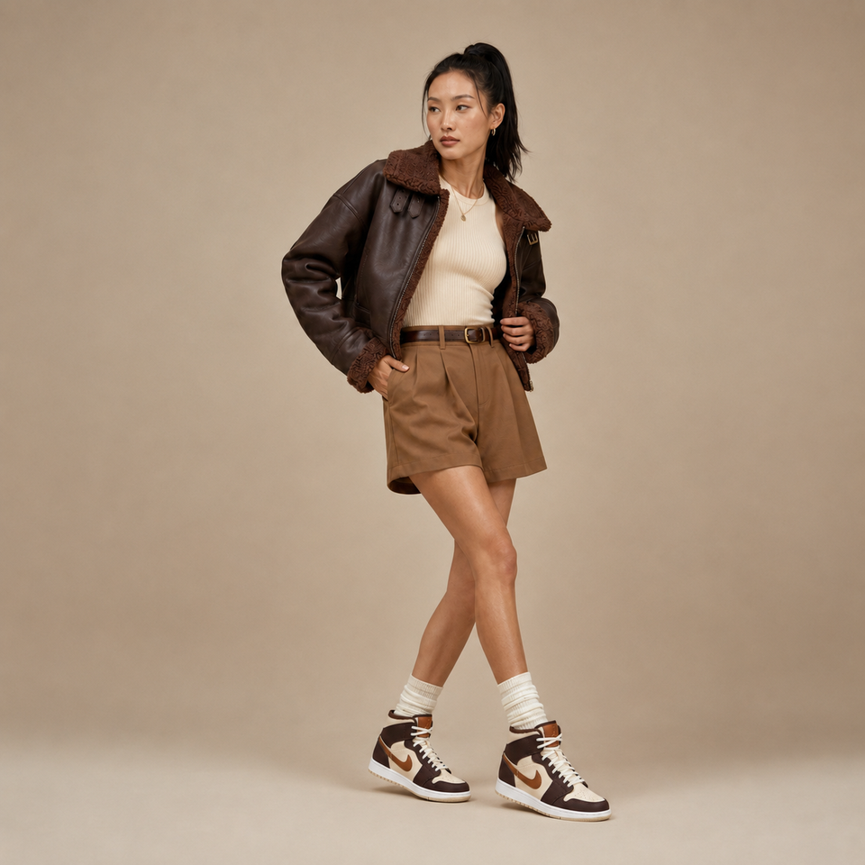 Air Jordan 1 Mid SE Brown Basalt Oatmeal