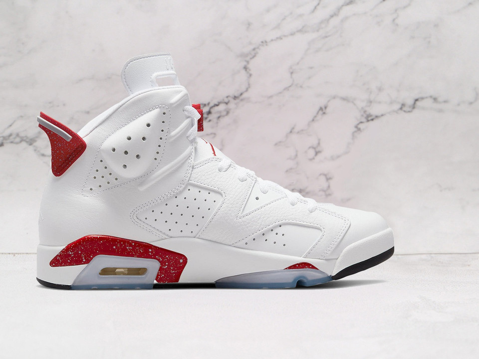 Air Jordan 6 Red Oreo – Premium Leather Upper