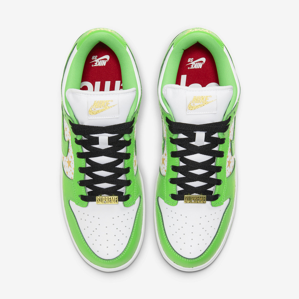Nike SB Dunk Low Supreme Stars Mean Green (2021)