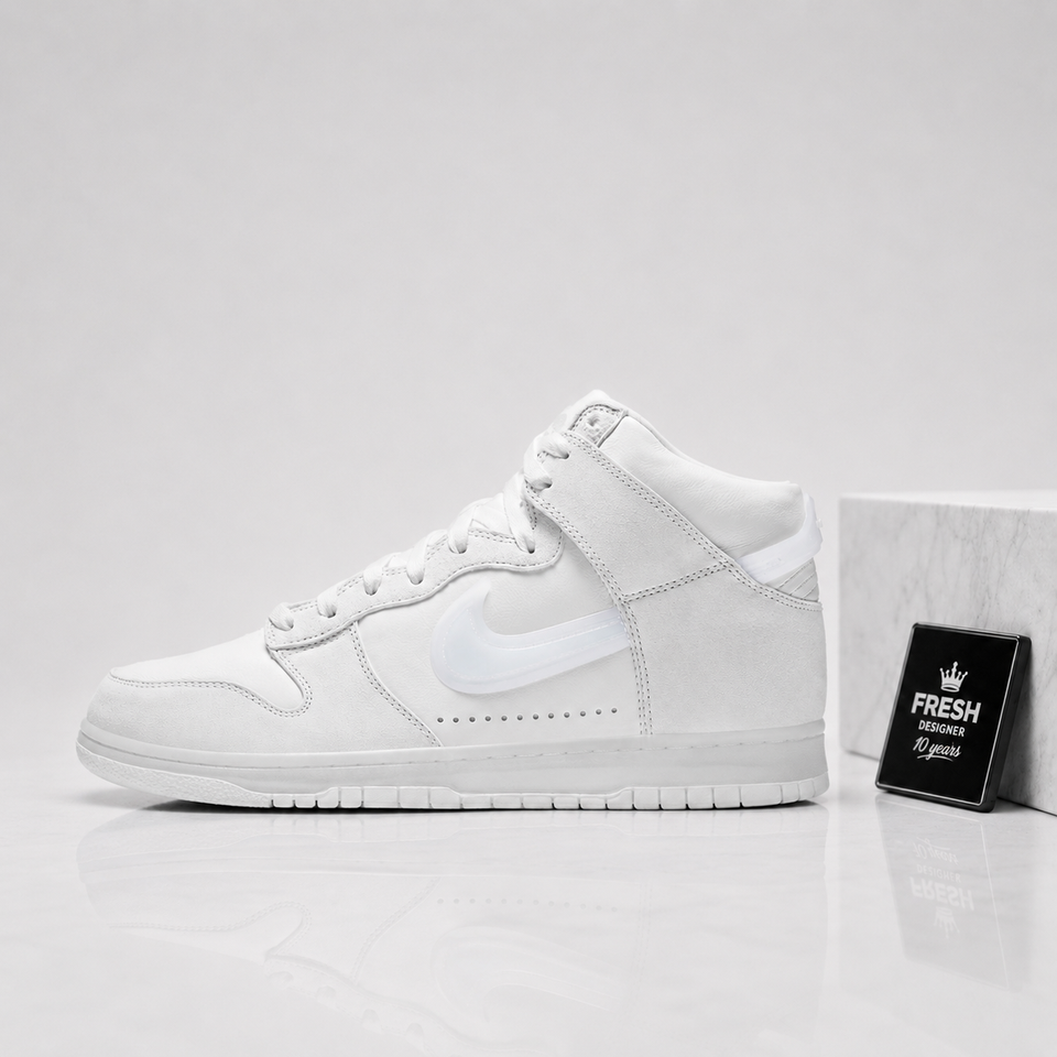 Nike Dunk High Slam Jam White Pure Platinum