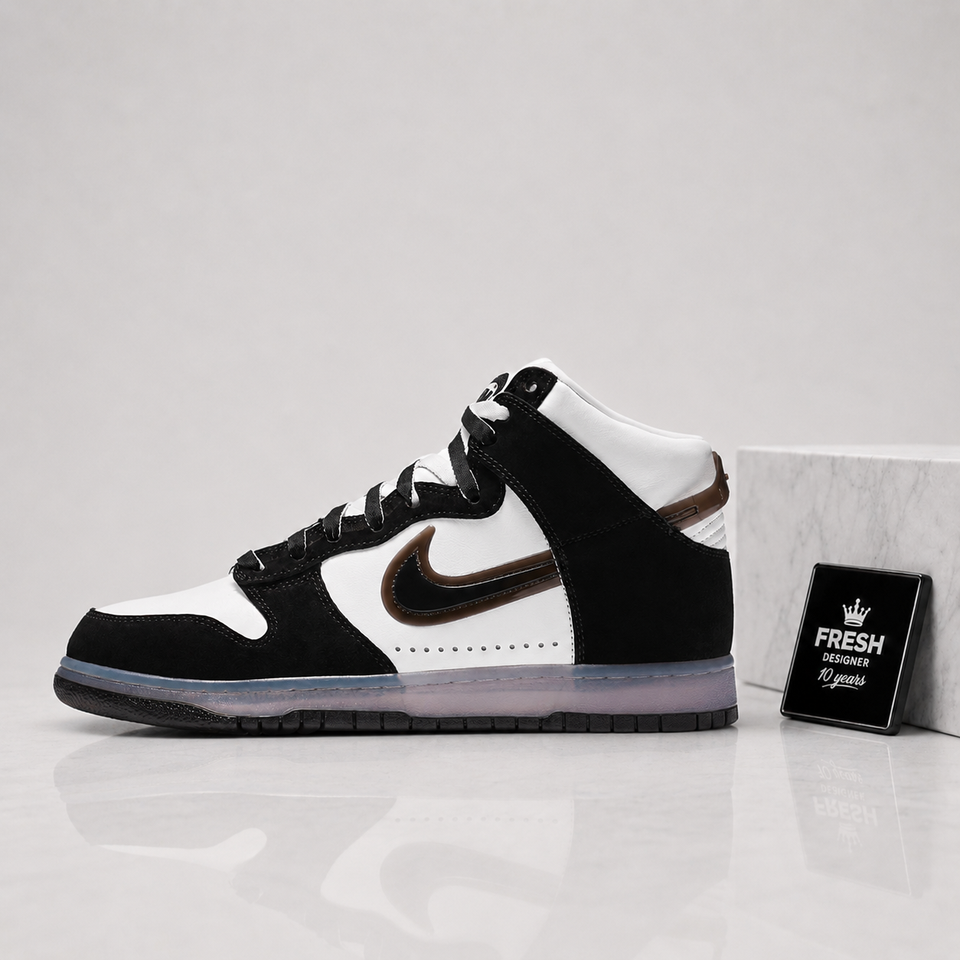 Nike SB Dunk High Slam Jam White Black