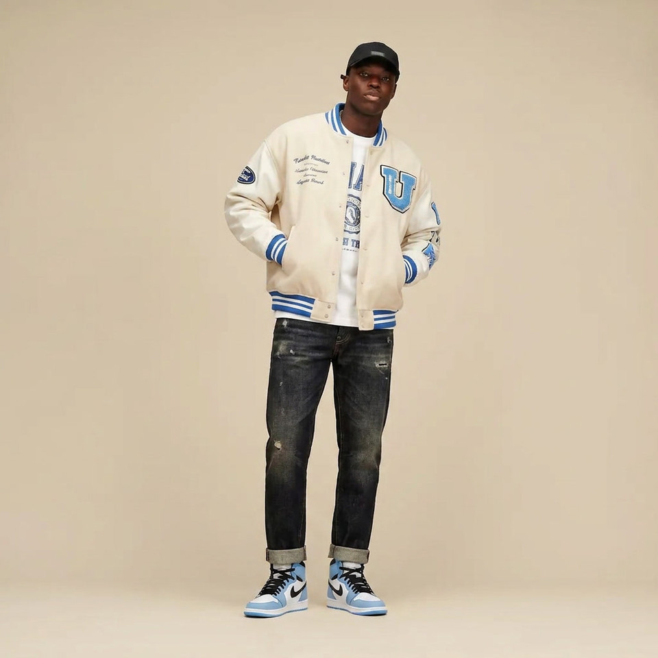 Air Jordan 1 Retro High White University Blue Black