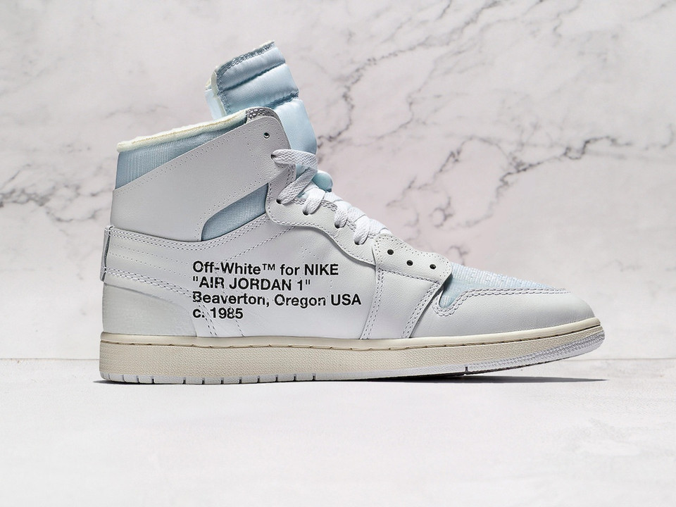 AJ1 Off-White White – Deconstructed Floating Swoosh