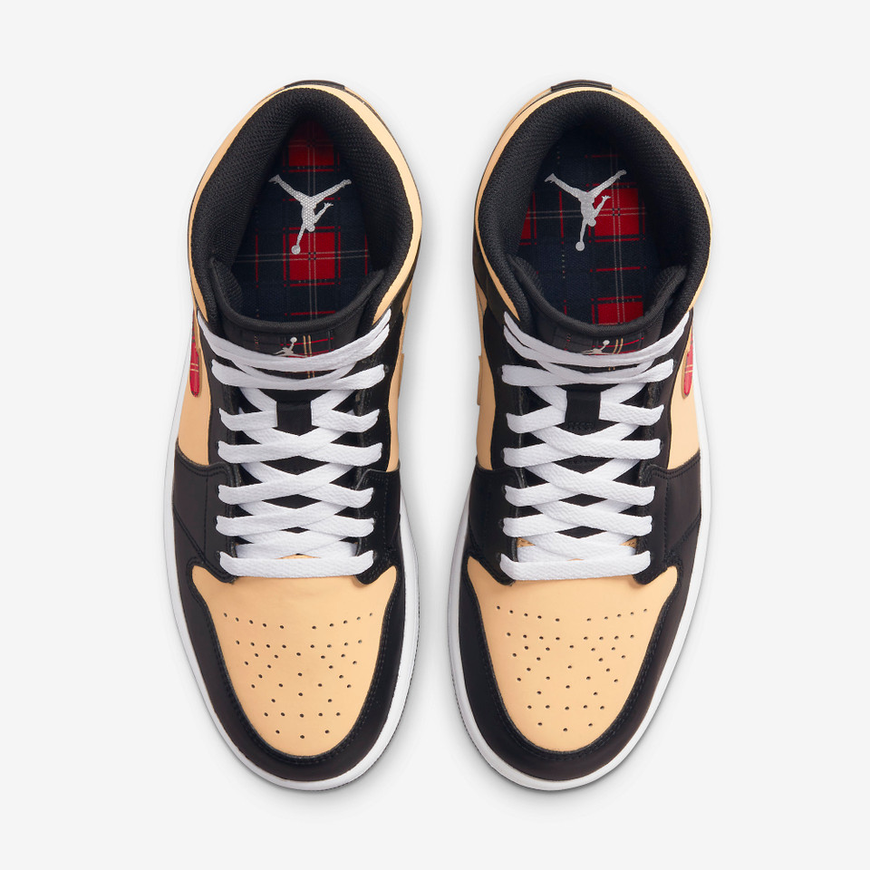 Air Jordan 1 Mid Tartan Swoosh