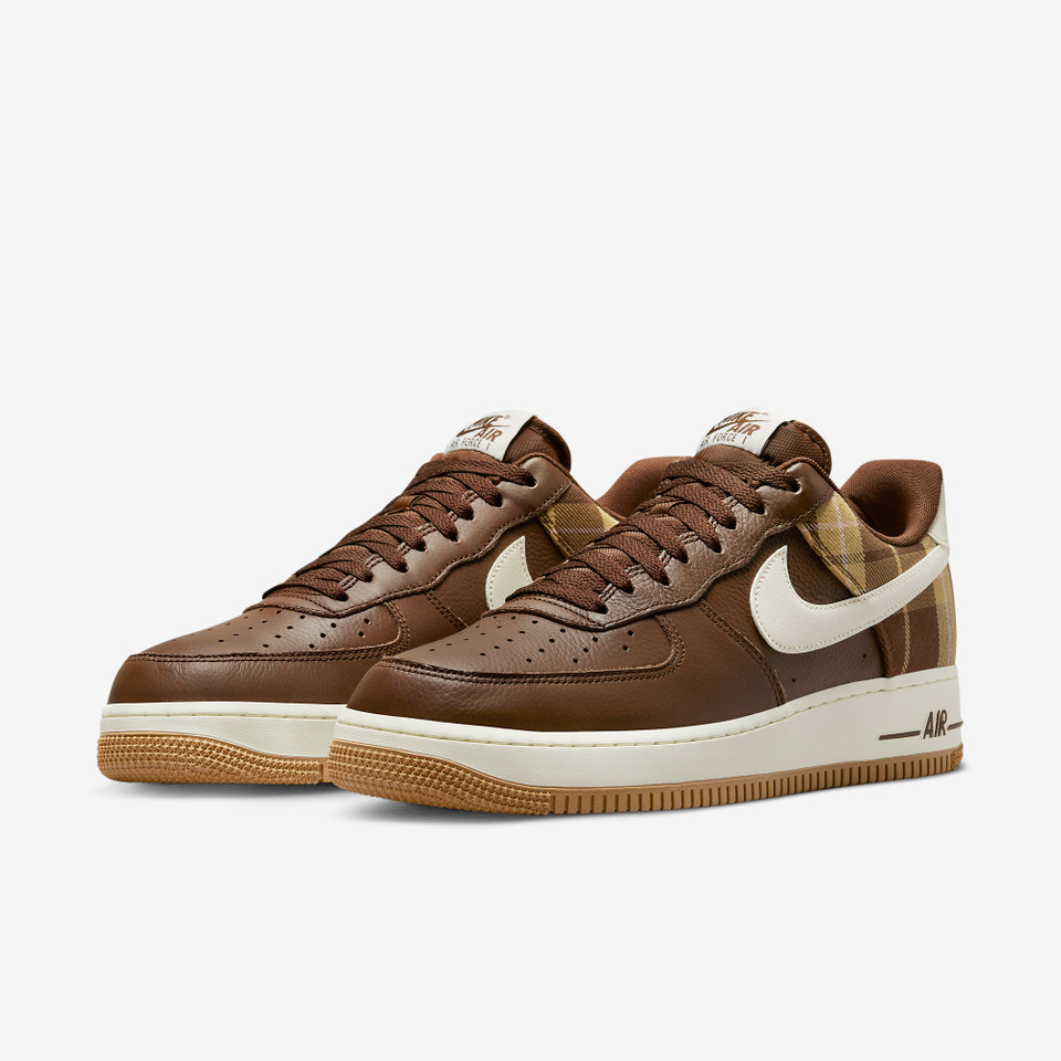 Air Force 1 Low Cacao Plaid