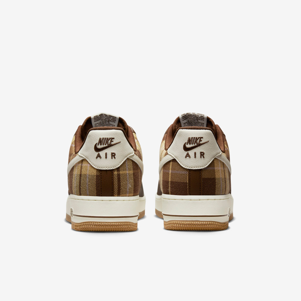 Air Force 1 Low Cacao Plaid