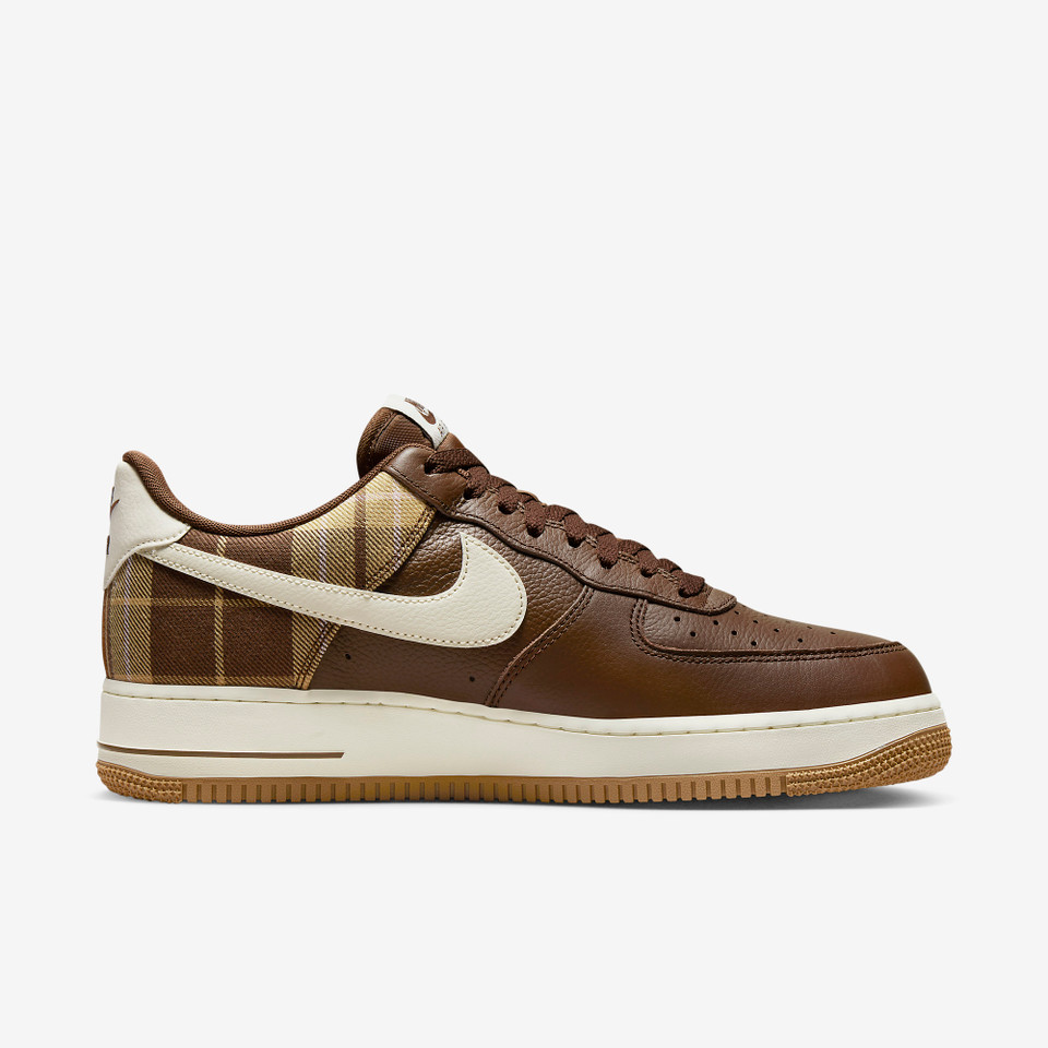 Air Force 1 Low Cacao Plaid