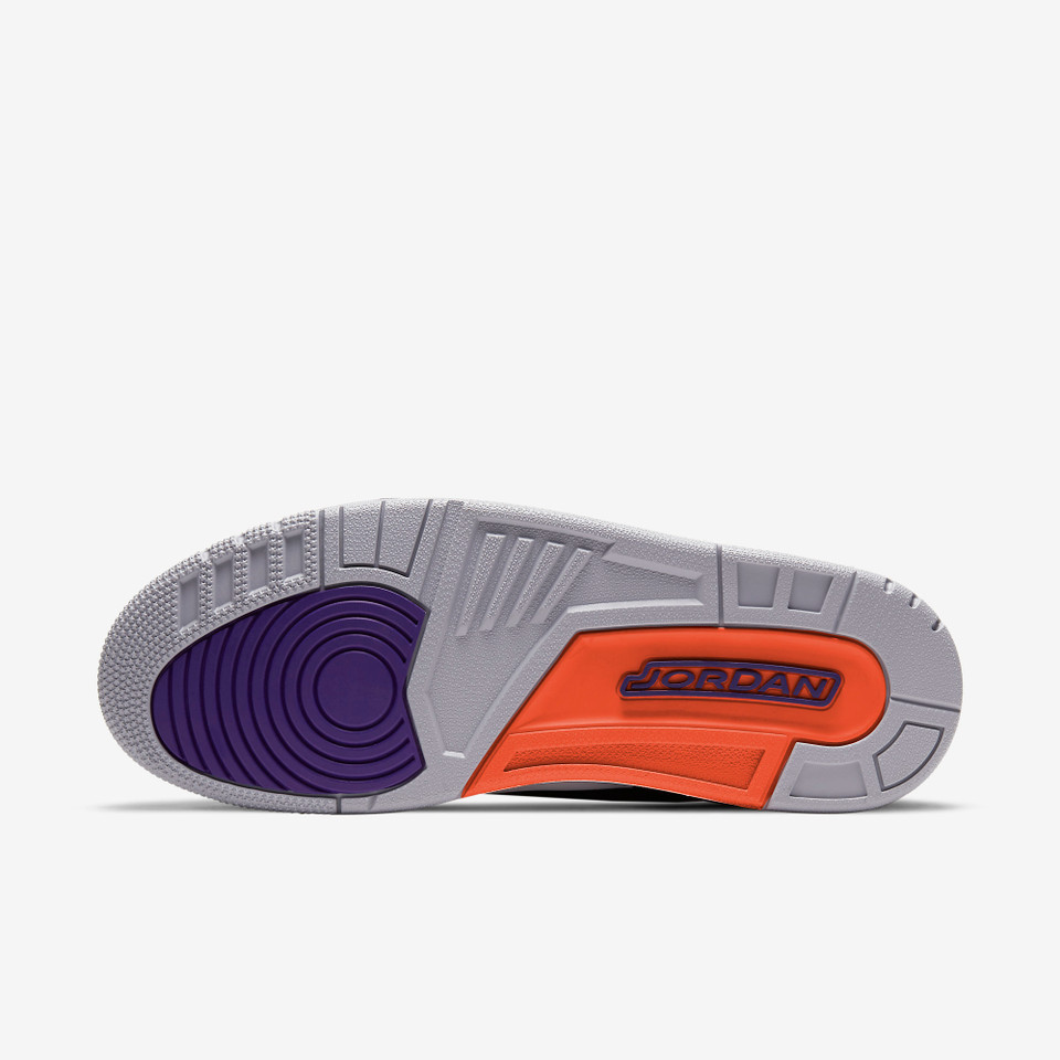 Jordan 3 Retro Black Court Purple