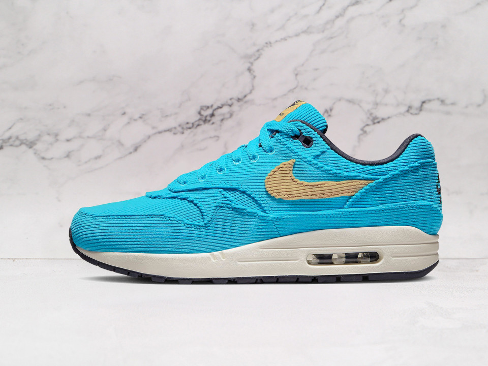 Nike Air Max 1 Corduroy Baltic Blue – Textured Sneaker