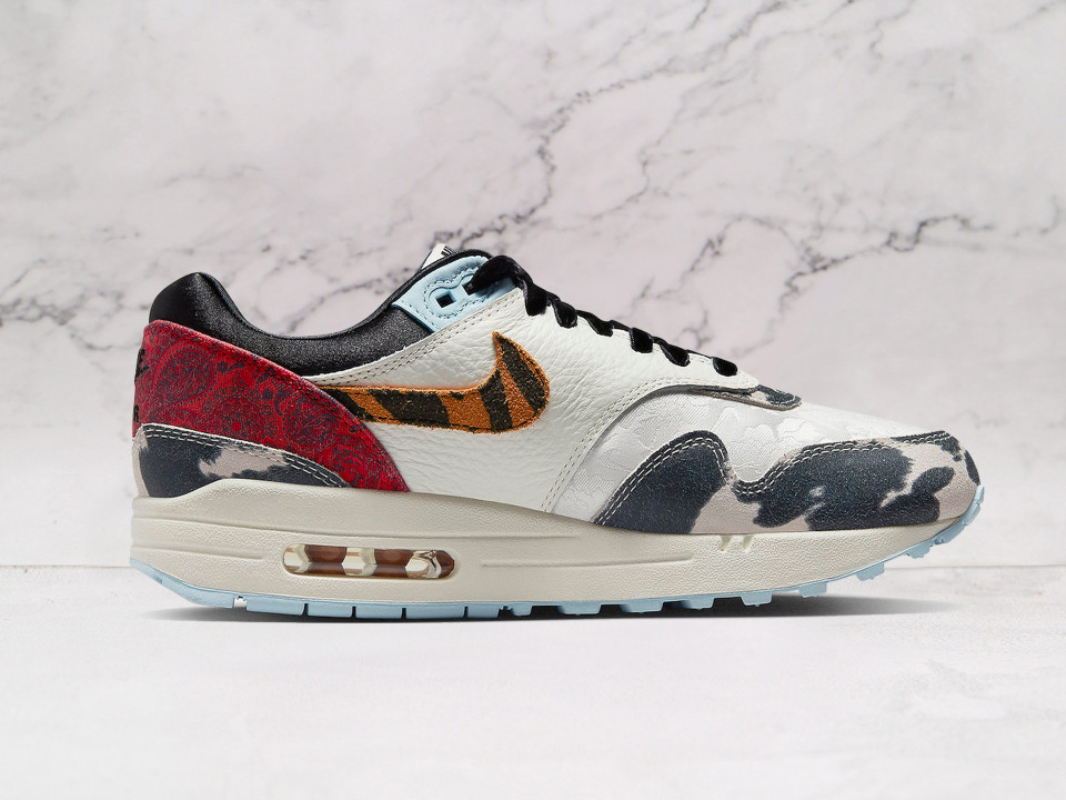 Air Max 1 Great Indoors – Animal Prints & Embroidered Overlays