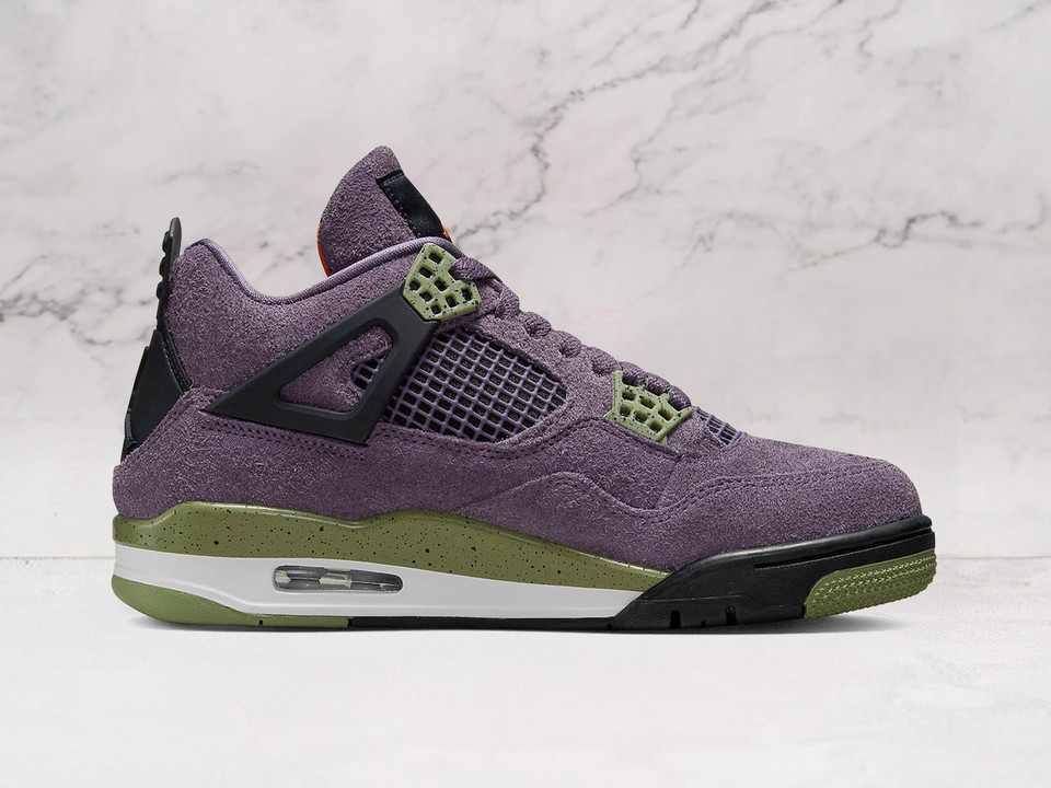 Jordan 4 Canyon Purple – Purple Suede Upper & TPU Wings