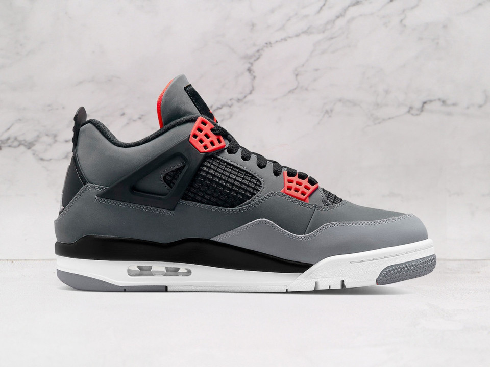 Jordan 4 Retro – Infrared Details & Classic Midsole