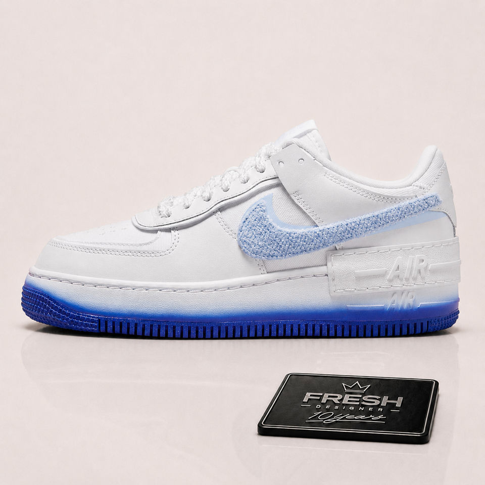 Air Force 1 Shadow Shenille Swoosh Blue Tint