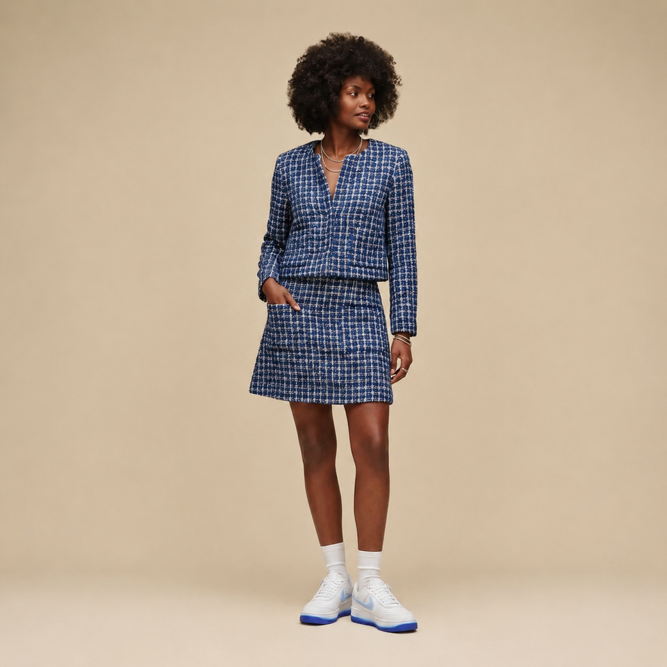 Air Force 1 Shadow Shenille Swoosh Blue Tint