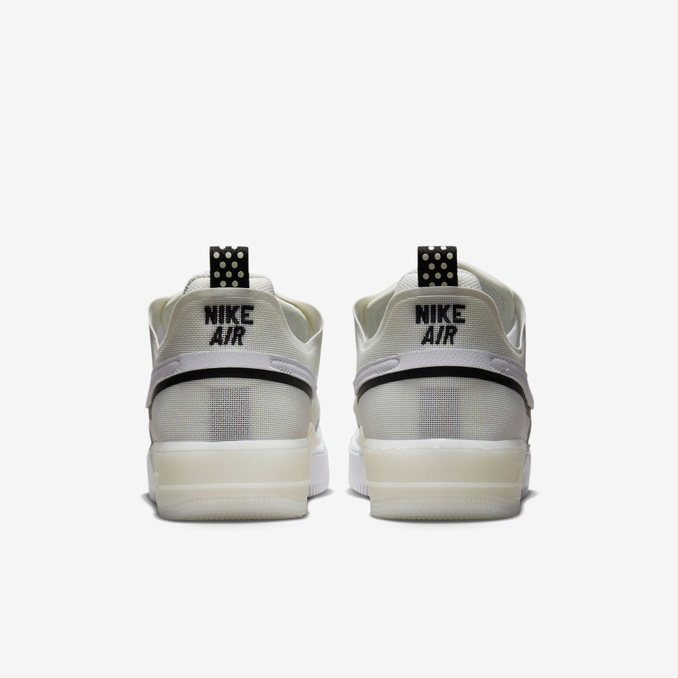 Air Force 1 React White Sail Black
