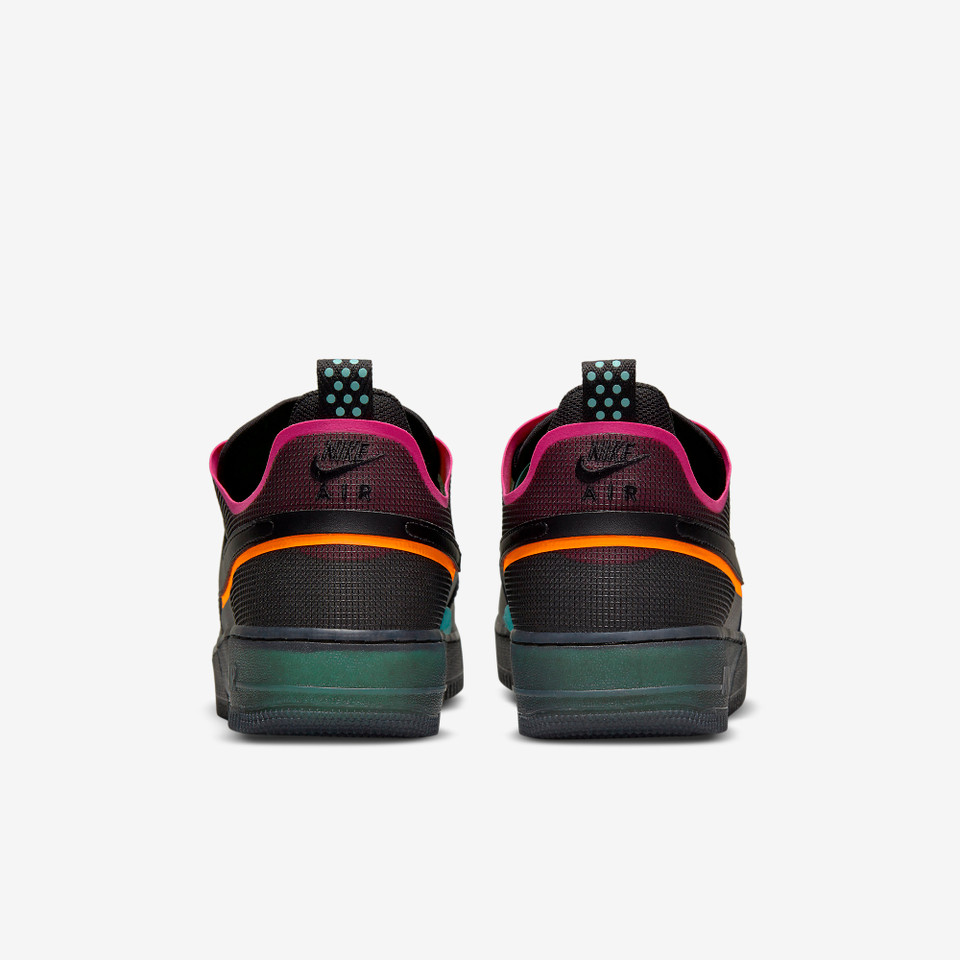 Air Force 1 React Black Team Orange Pink Prime