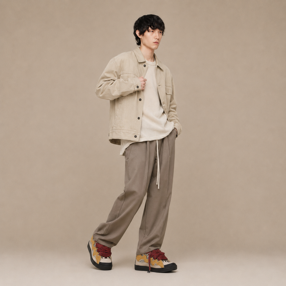 Lanvin Exclusive Beige Curb