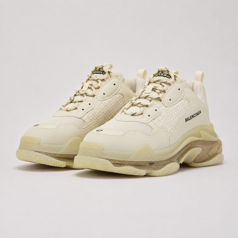 Balenciaga Triple S Clear Sole Off White