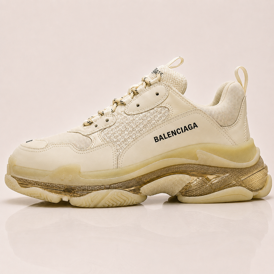 Balenciaga Triple S Clear Sole Off White