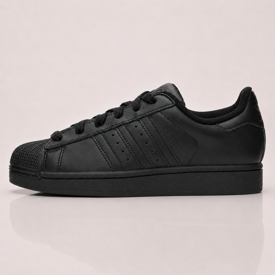 ADIDAS ORIGINALS  Black Superstar Sneakers