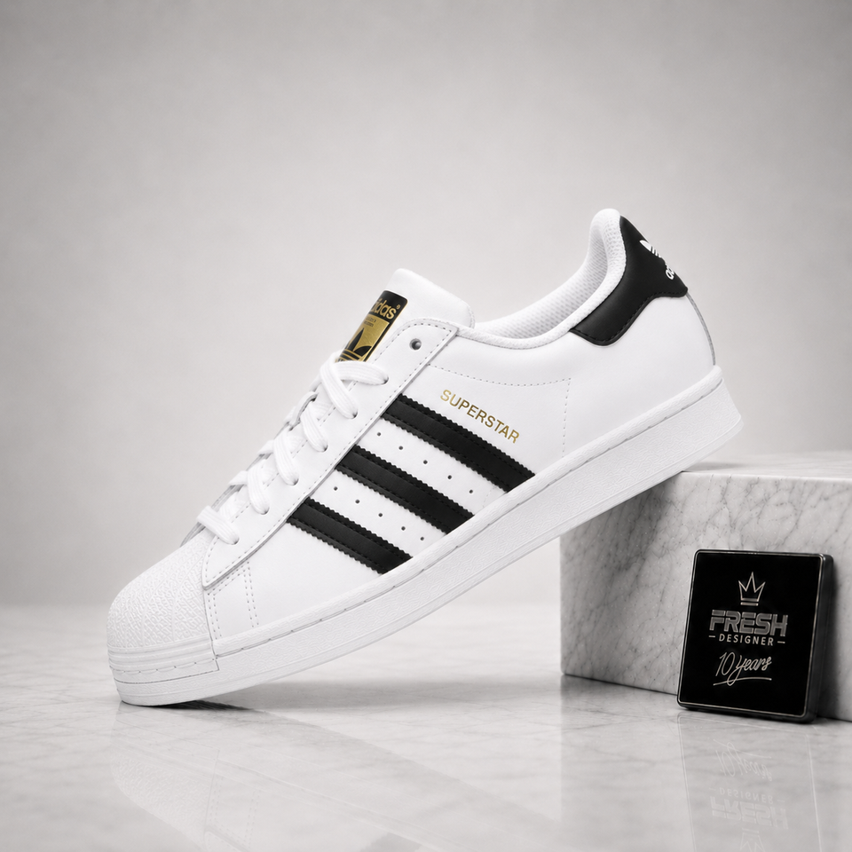 ADIDAS ORIGINALS  White Superstar Sneakers