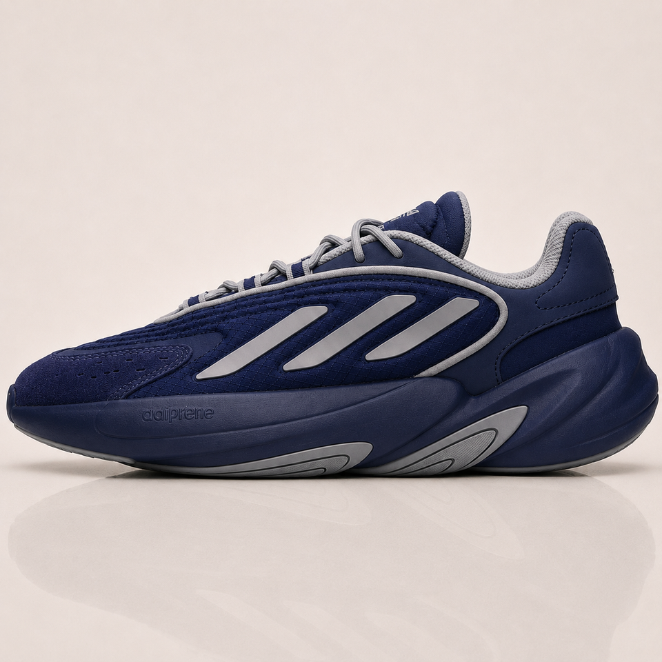 ADIDAS ORIGINALS  Blue & Gray Ozelia Sneakers