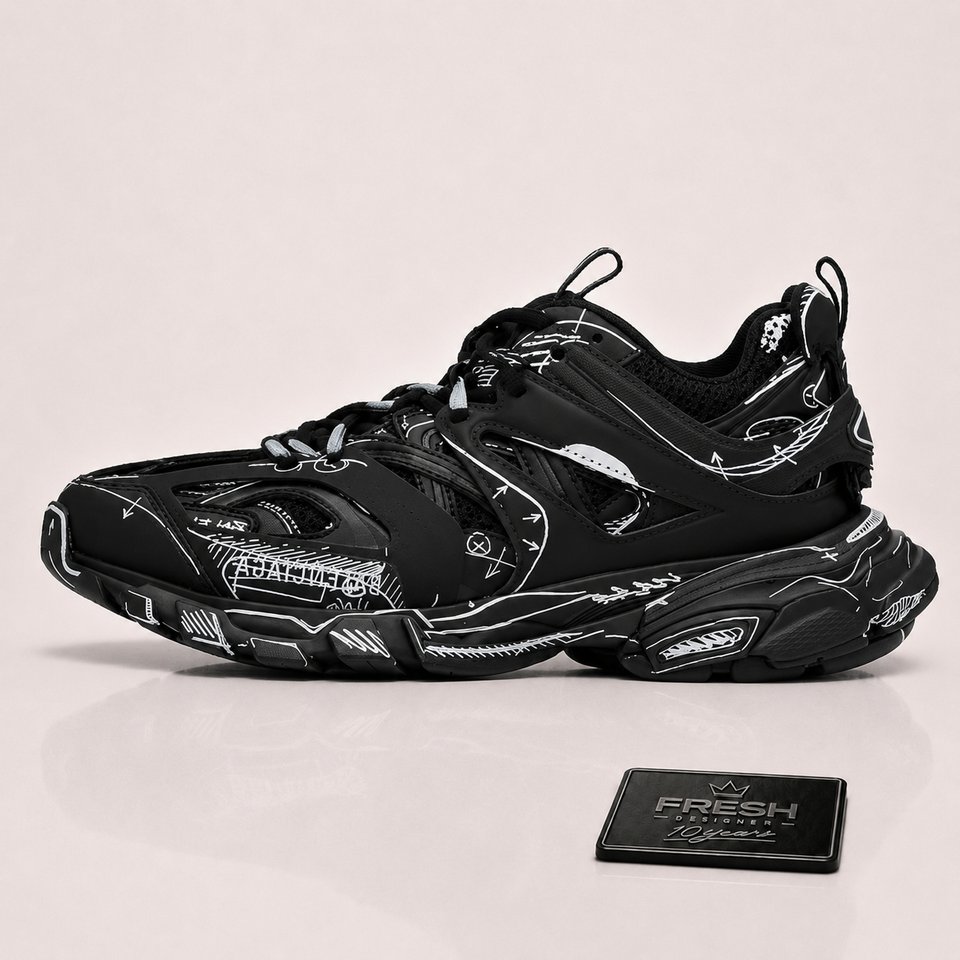 BALENCIAGA  Black & White Track