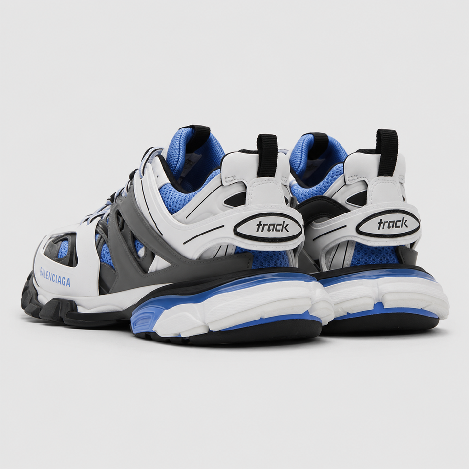 Balenciaga Track Sneakers White and Blue